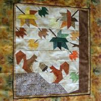 Herbstquilttop, (fast) komplett handgenäht von Birgit Haamann