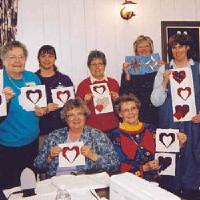 Ladies of the Country Lane Guild in Millarville, a village near Calgary, Alberta, Canada
